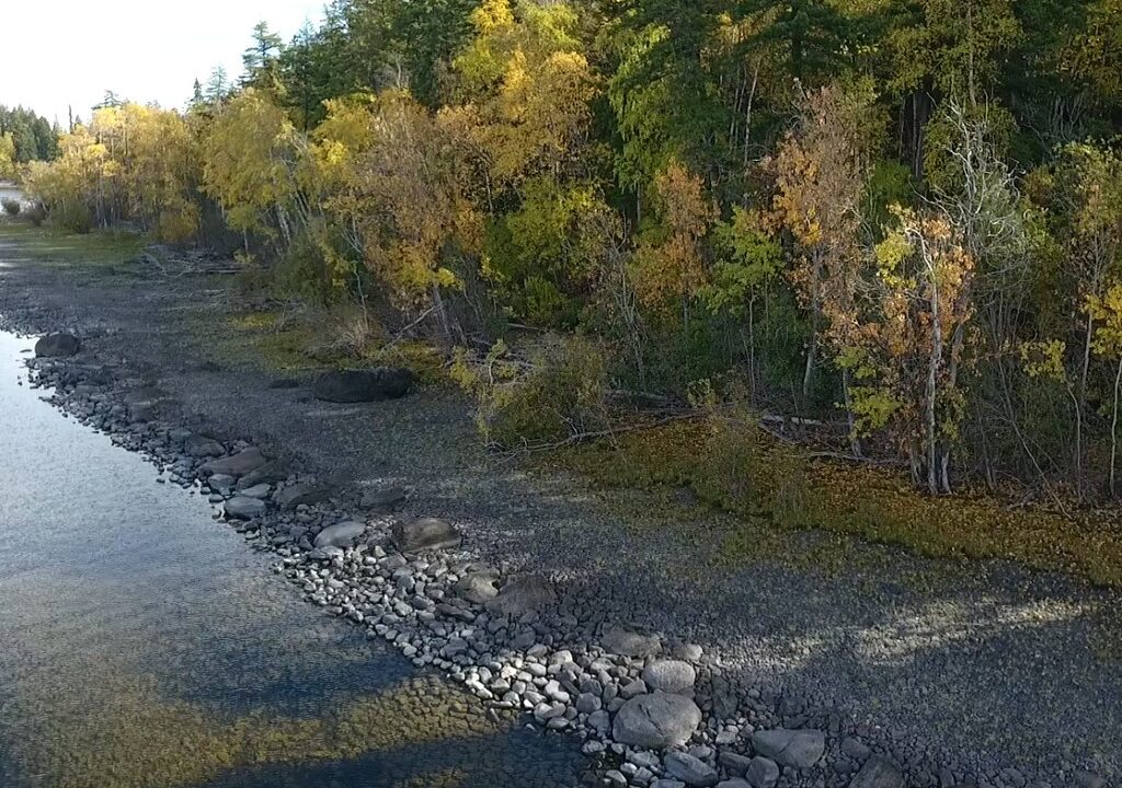 Large 5.4 Acre Lakefront Lot with 531 feet of shoreline on Baynes